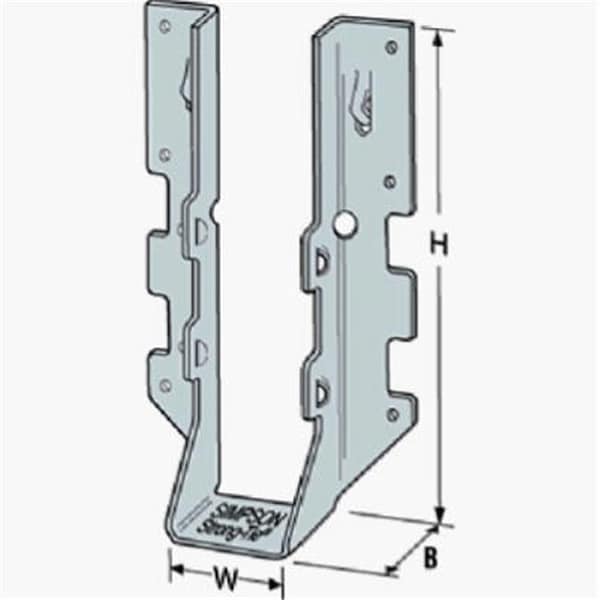 Simpson Strong Tie LUS210-3Z 2 x 10 in. Face Mount Joist Hanger; Triple